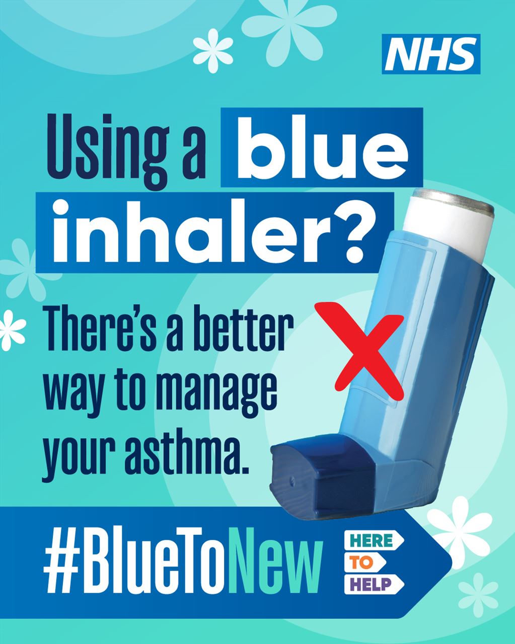 Using a blue inhaler? #BlueToNew